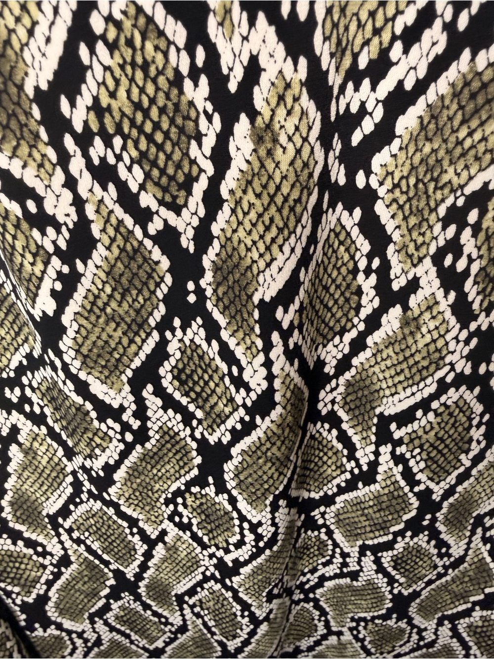 Michael Kors Black and Tan Snake-Print Sleeveless Shift Mini Dress - Picture 5 of 7